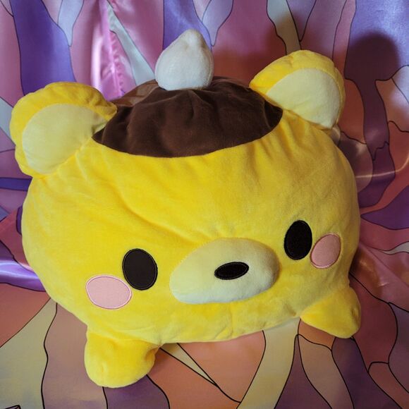 Kawaii Pudding Bear Mochi Plush 14" Bears Squishy Toy Children's Gift Plushie - Picture 2 of 11